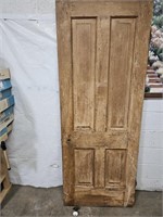 Primitive Wood Door  30 x 78" high