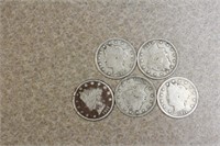 Lot of 5 V Nickels