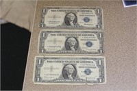 Lot of 3 Blue Seal Star Notes