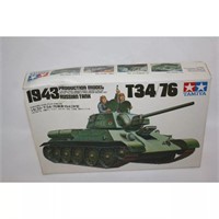TAMIYA 1943 T34/76 RUSSIAN TANK 1/35 SCALE MODEL