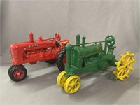 Diecast and Cast Metal Toy Tractors