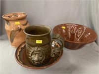 4 Pieces of Contemporary Pottery