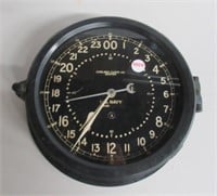 US Navy Clock with Key. Vintage.