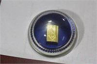 A Mason Fraternity Paperweight