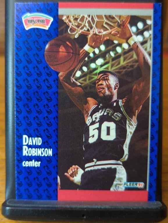 David Robinson Fleer 1991 basketball card