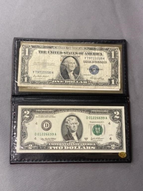 $2.00 Bill with Silver Certificate