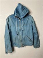 Vintage 1980s Flannel Lined Denim Jacket
