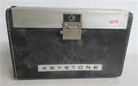 Keystone 8mm Camera and Case. Original. Vintage.