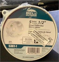 Bell Outdoor 1/2” Metal Outlet Box
