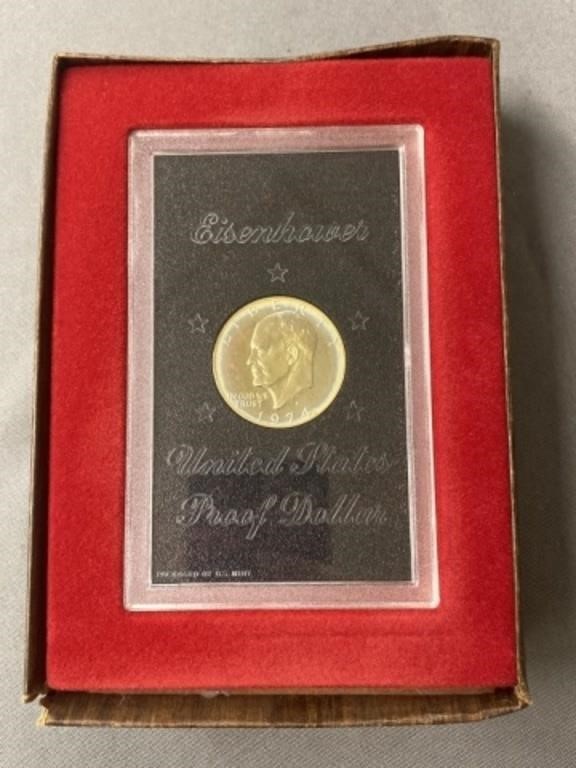 (2) Eisenhower $1.00 Coins