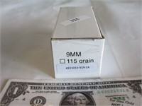 SEALED BOXED - 9MM AMMO - 115 GRAIN - 100 ROUNDS