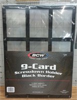 9-card screw down holder