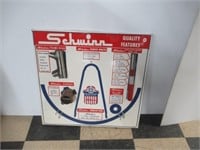 Schwinn Quality Features Sign with Attachments.