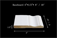 (120) LF Solid Wood Baseboard