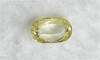 Natural Light Yellow Ceylon Sapphire 2.135 Cts....