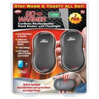 Go Warmer 2 Pack Clam Shell - Retail w/ LED Flashl