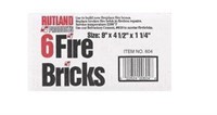 FIREBRICK 9X4.5X1.25"BX6