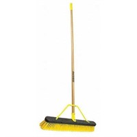 Quickie Push Broom 60 in Handle L 24 in Face 857HD