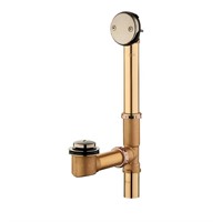 Easy Touch 1-1/2 in. 20-Gauge Brass Pipe Bath Wast