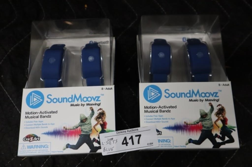 Motion Activated Music Bands - 2 NEW