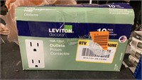 Leviton Decora Outlets White