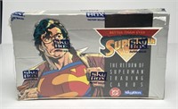 SEALED BOX OF SUPERMAN CARDS