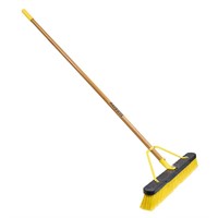 Quickie Push Broom 60 in Handle L 24 in Face 857HD