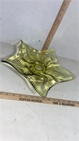 Vintage Murano Style Hand Blown  Flower Shaped