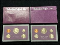 1984 & 1985 US Proof Sets in Boxes