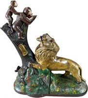 LION AND MONKEY MECHANICAL BANK