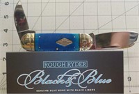 Rough Ryder black&blue pocket knife RR2113