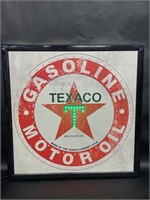Texaco Gasoline & Motor Oil Light-Up Sign