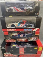 (4) 1:18 Scale Diecast Cars