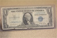1935 One Dollar Blue Seal Star Note