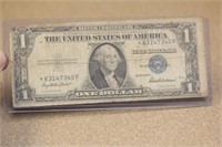 1935 One Dollar Blue Seal Star Note