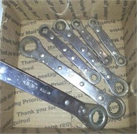 LANGLINE BOX END RATCHETING WRENCH SET