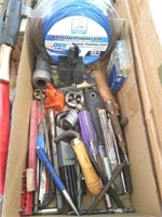 TRIMMER LINE, ALLEN WRENCHES, PUNCH, CHISEL, OTHER