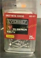 5ct Everbilt Sheet Metal Screws