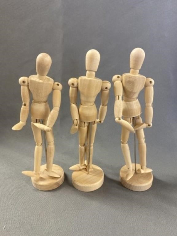 Articulated Wood Mannequins