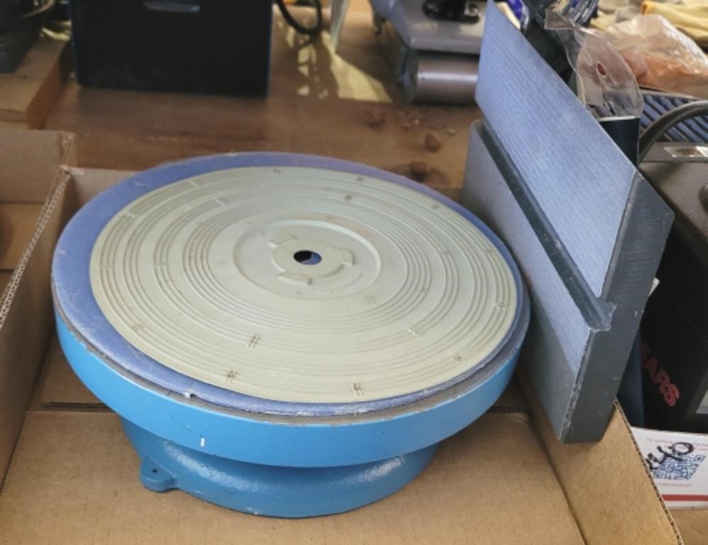 CAST IRON SPINNING TURNTABLE, OTHER
