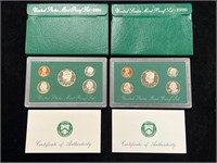 1994 & 1995 US Proof Sets in Boxes