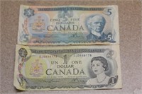 Lot of 2 Canadian Currency