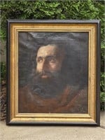 Antique Original Oil on Canvas Portraiture