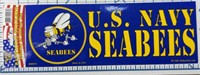 US Navy Seabees bumper sticker