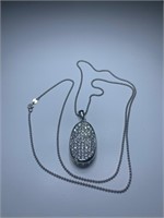 925 STUNNING SILVER NECKLACE 28”