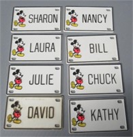 Bicycle license plates.