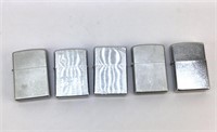 5 Assorted Zippo Lighters
