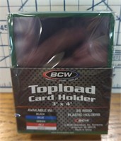 Top load cardholder 3x4 cards rigid 25 count