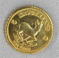 Miniature of Gold Krugerrand.