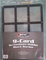 9 card screw down holder